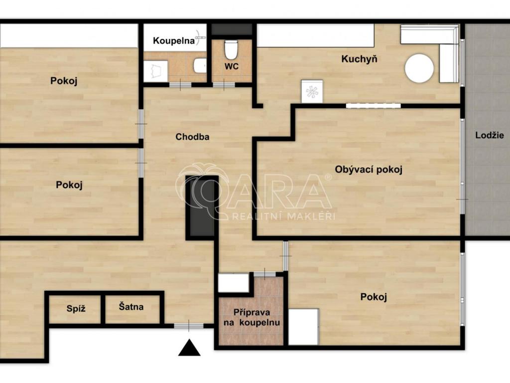 Prodej bytu 4+1 110 m2