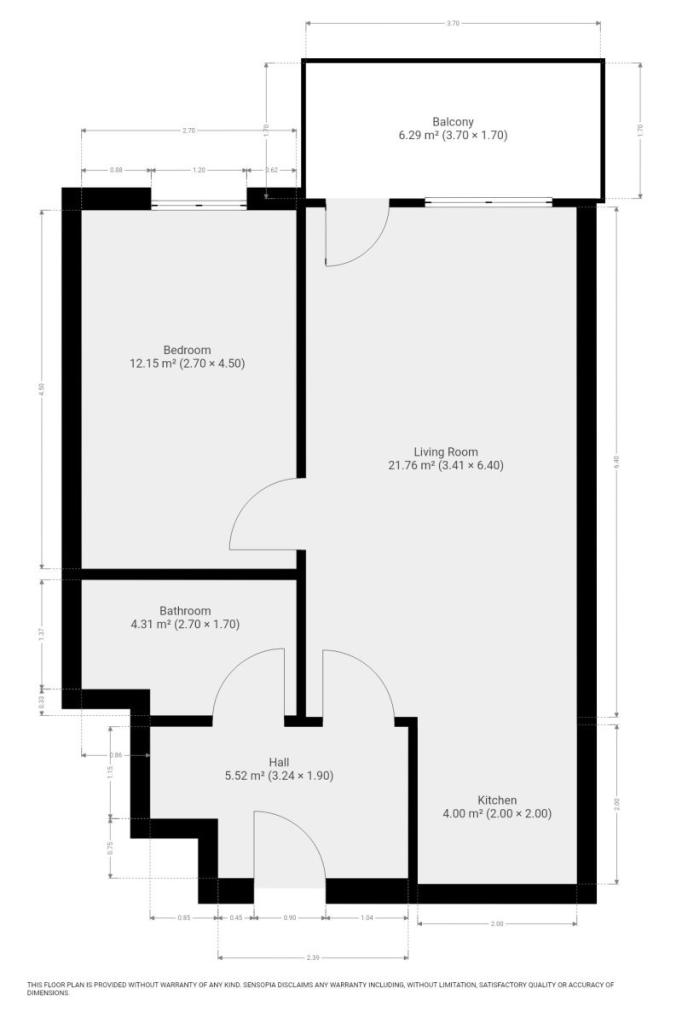 Pronájem bytu 2+kk 52 m2, Praha – náhled fotky 18