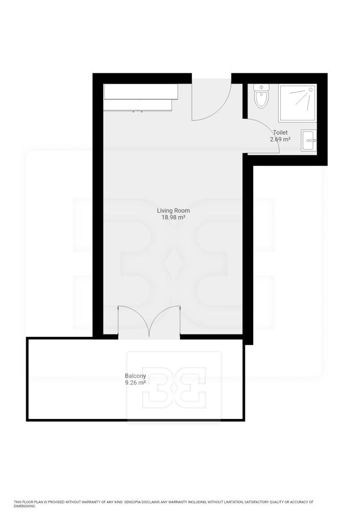 Pronájem bytu 1+kk 22 m2