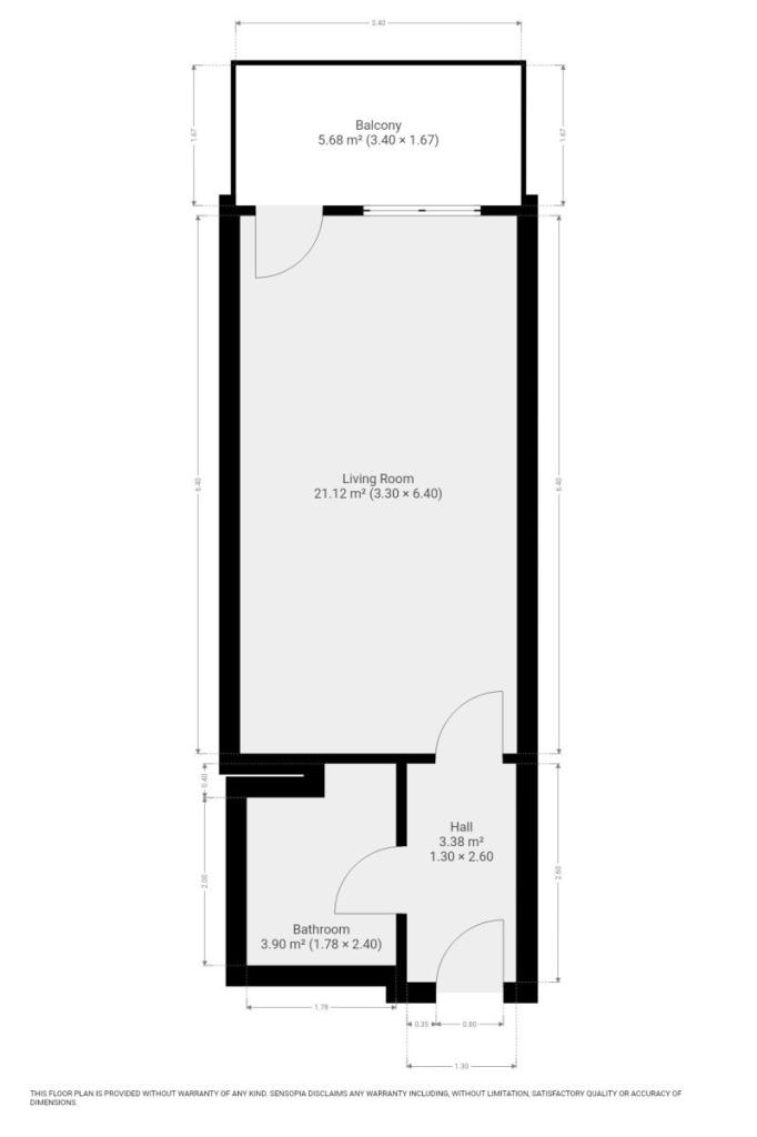 Pronájem bytu 1+kk 28 m2, Praha – náhled fotky 14