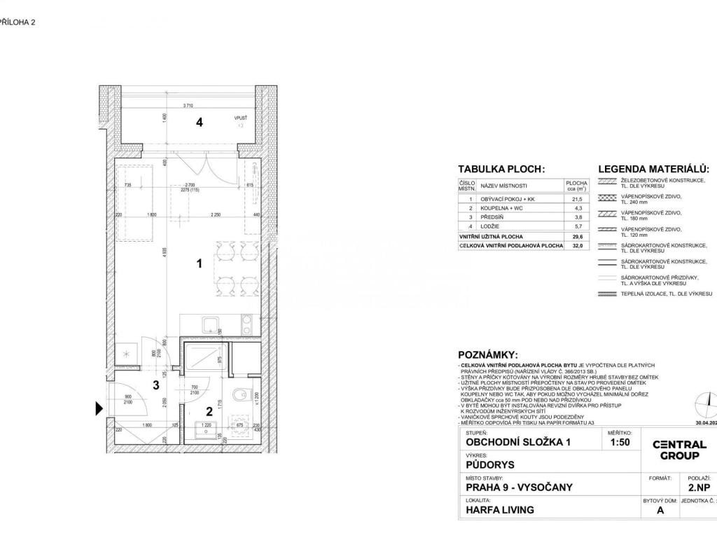 Prodej bytu 1+kk 32 m² - Ansicht 6