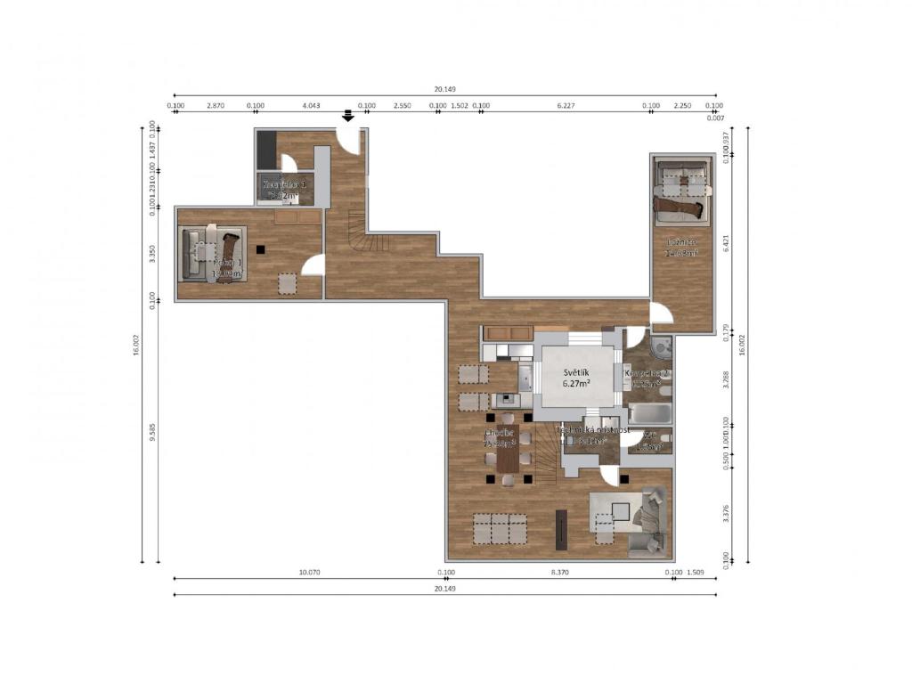 Prodej bytu 5+kk 154 m2, Praha – náhled fotky 20