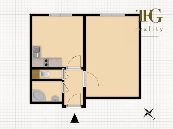 Pronájem bytu 1+1 39 m2