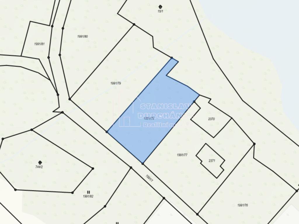 Prodej pozemku – pohled 3