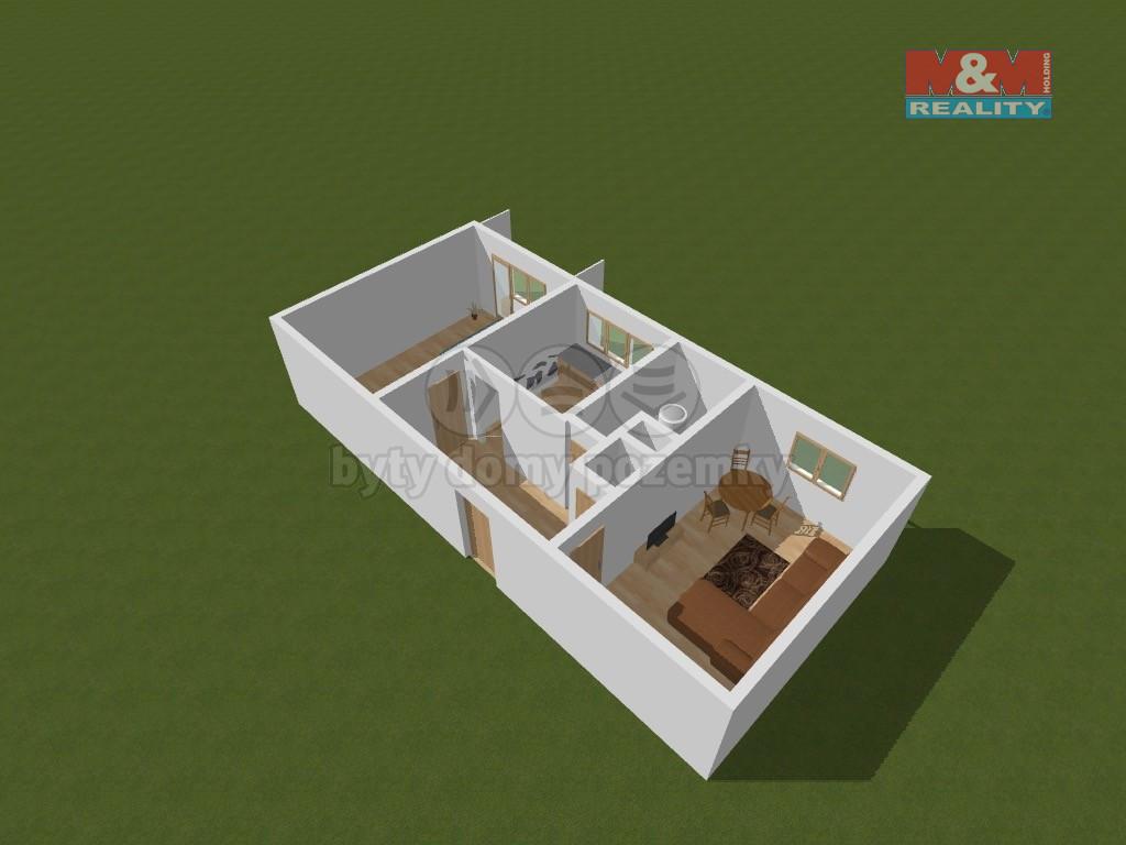 Pronajem bytu 2+1 60 m2