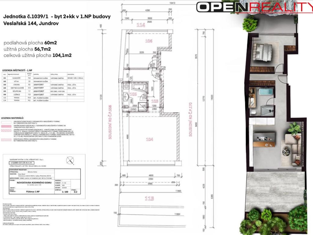 Prodej bytu 2+kk 108 m2, Brno – náhled fotky 15
