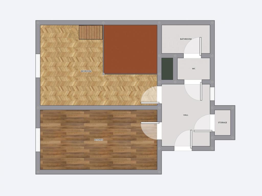 Pronájem bytu 2+kk 42 m²