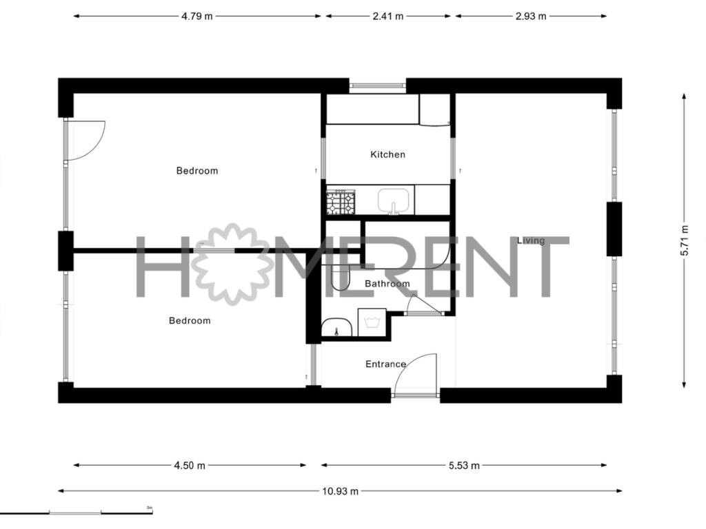 Pronájem bytu 3+1 62 m2