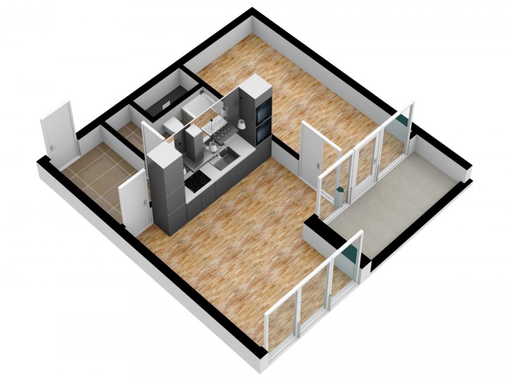 Pronájem bytu 2+kk 46 m2