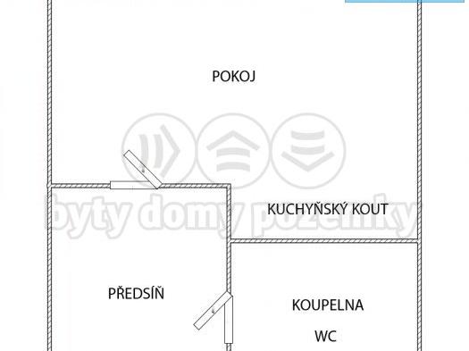 Pronajem bytu 1+kk 28 m2