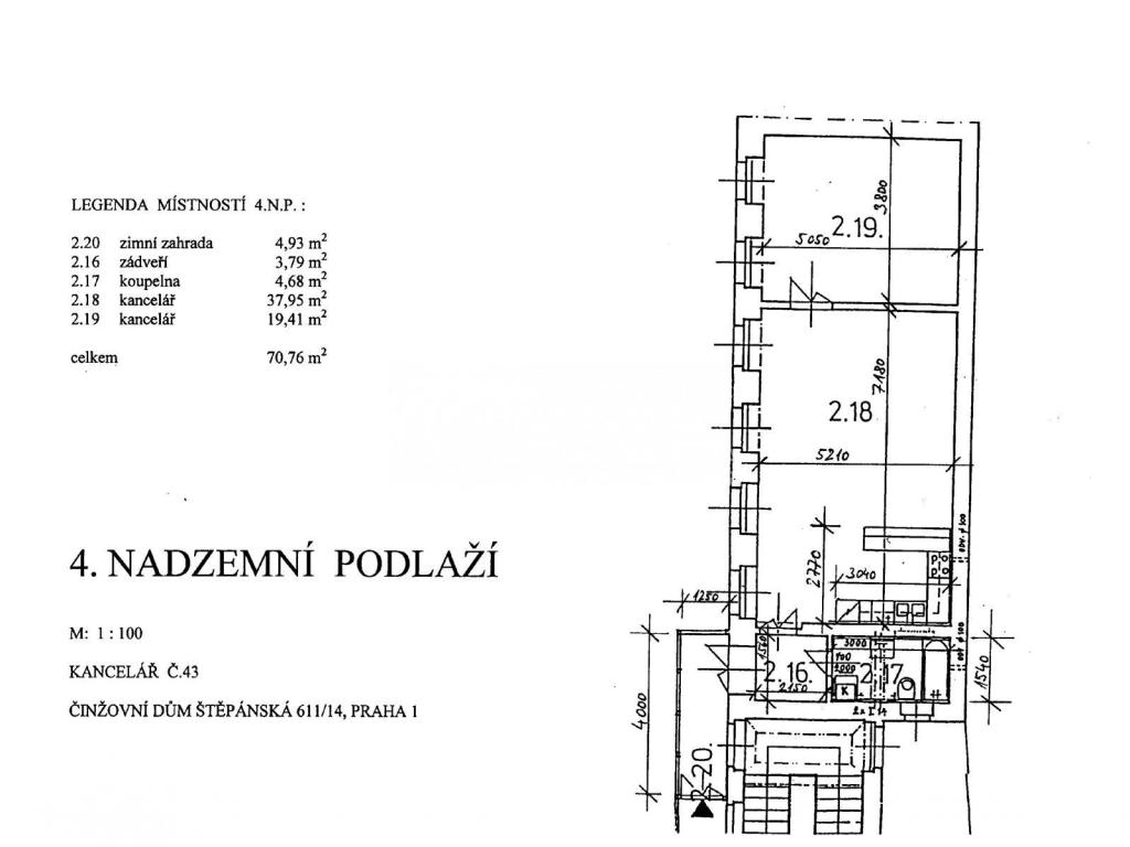 Pronájem bytu 2+kk 65 m2, Praha – náhled fotky 16