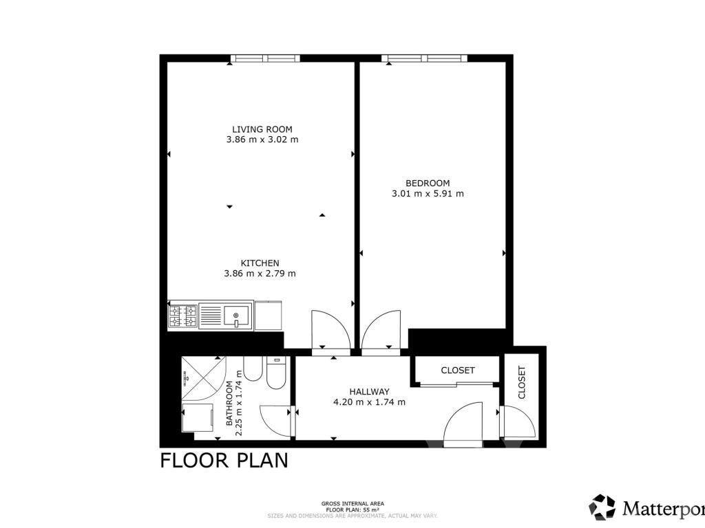 Pronájem bytu 2+kk 50 m2, Praha – náhled fotky 9
