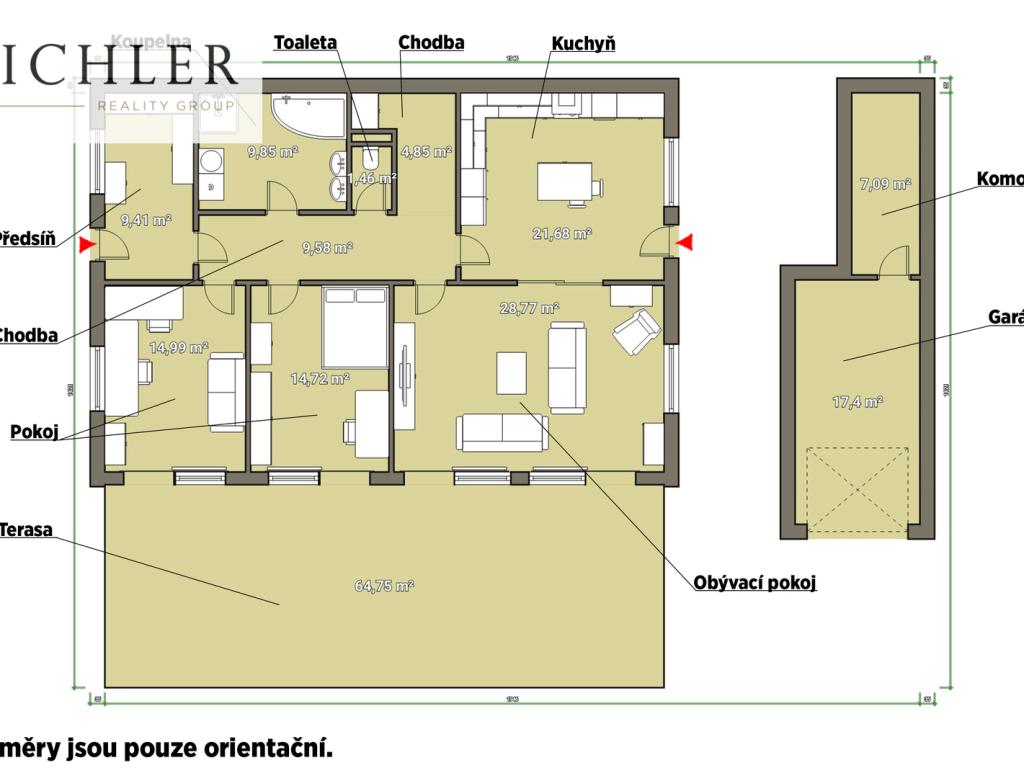 Prodej bytu 3+1 173 m2