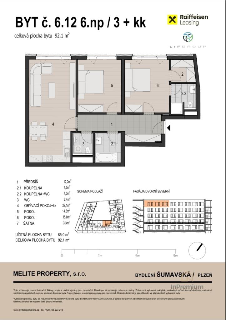 Prodej bytu 3+kk 92 m2