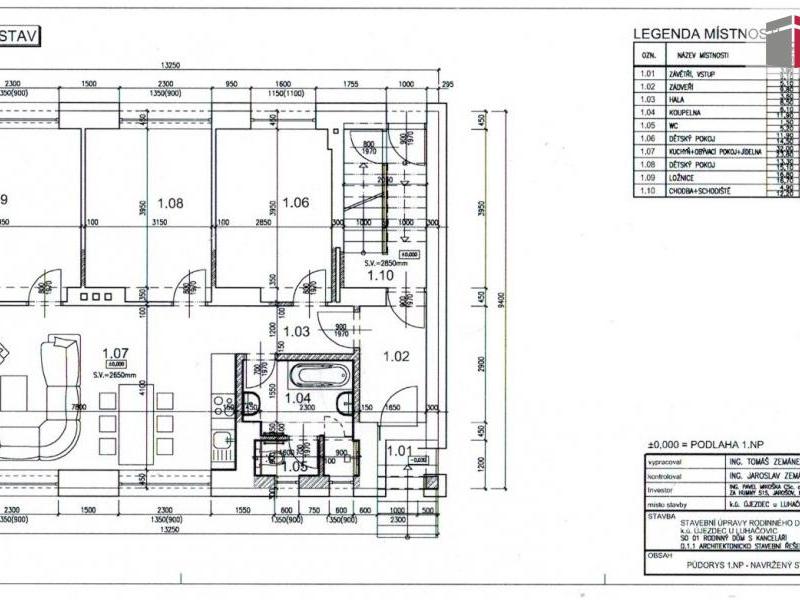 Pronájem bytu 4+kk 88 m2