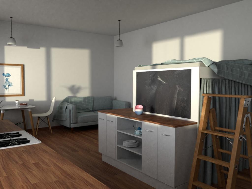 Pronajem bytu 1+kk 45 m2