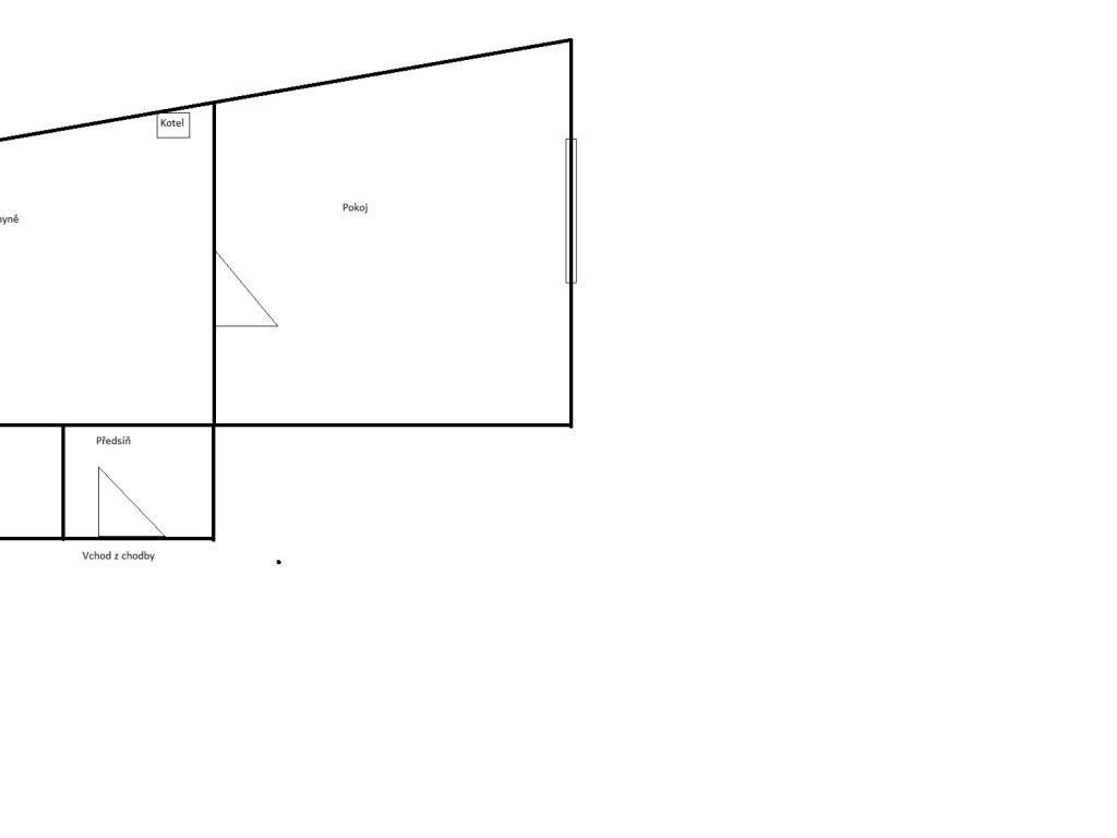 Pronájem bytu 1+1 43 m2