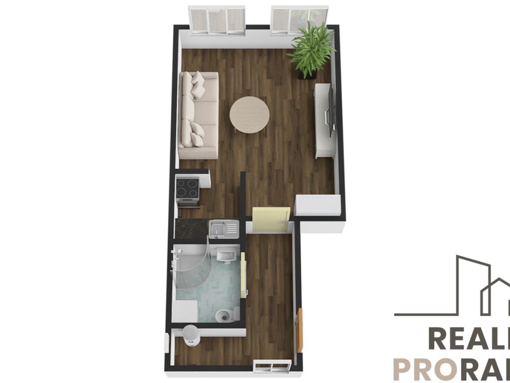 Pronájem bytu 1+kk 35 m2