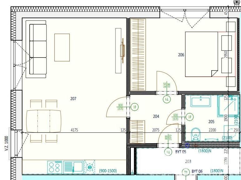 Pronájem bytu 2+kk 49 m2