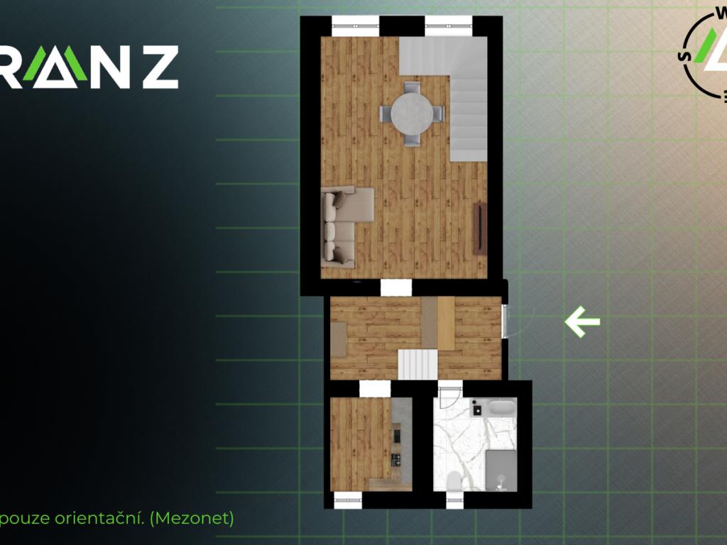 Pronájem bytu 2+1 75 m2