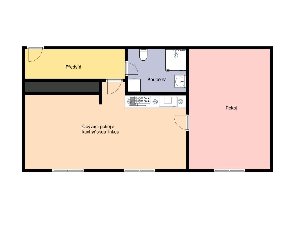 Pronájem bytu 2+kk 71 m2