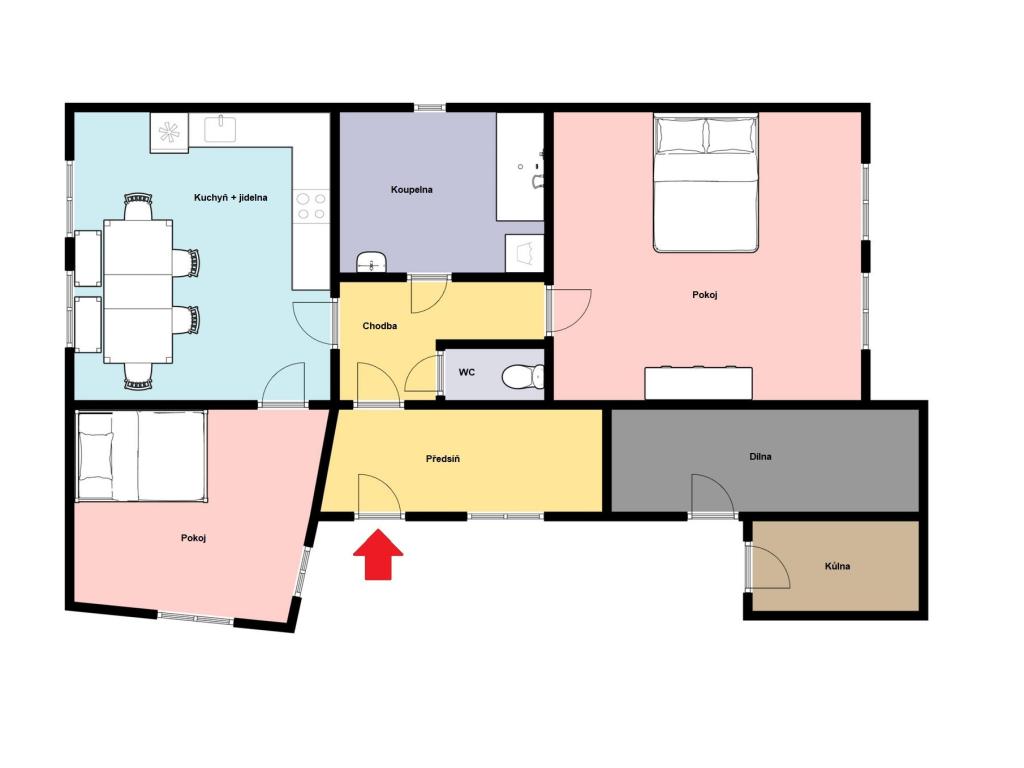Prodej domu 80 m2