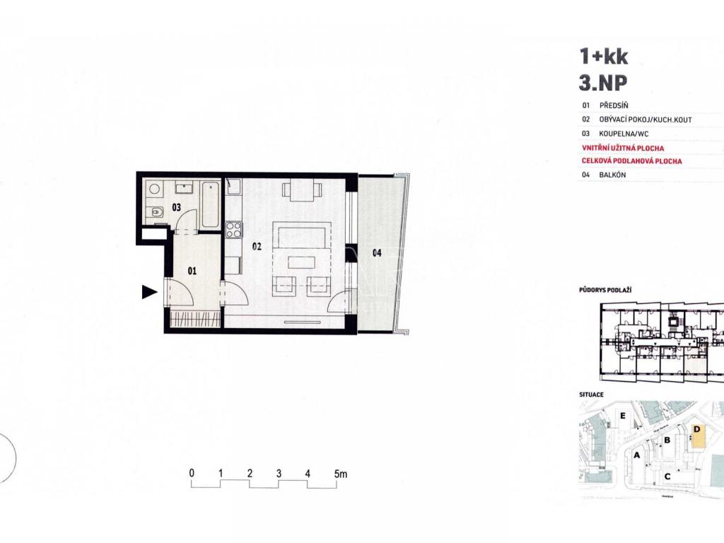 Pronájem bytu 1+kk 33 m2, Praha – náhled fotky 12