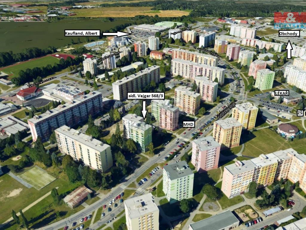 Pronajem bytu 3+1 64 m2