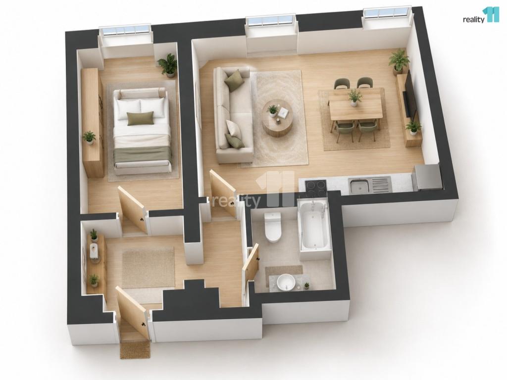 Prodej bytu 2+kk 51 m2, Jablonec nad Nisou – náhled fotky 5