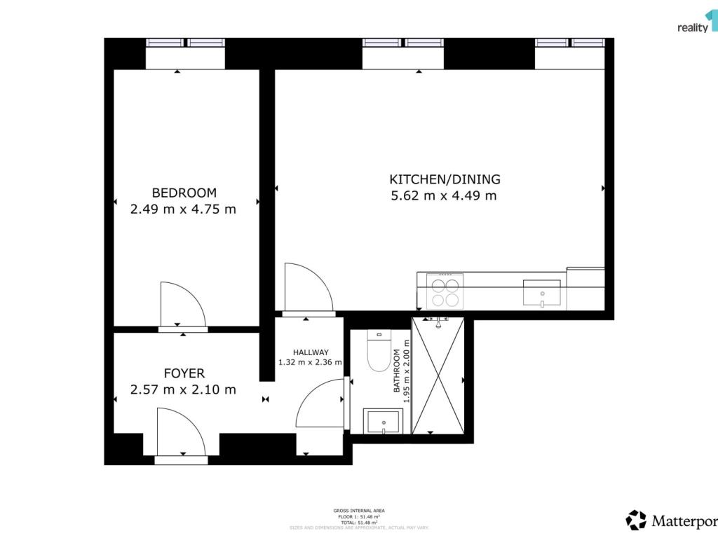 Prodej bytu 2+kk 51 m2