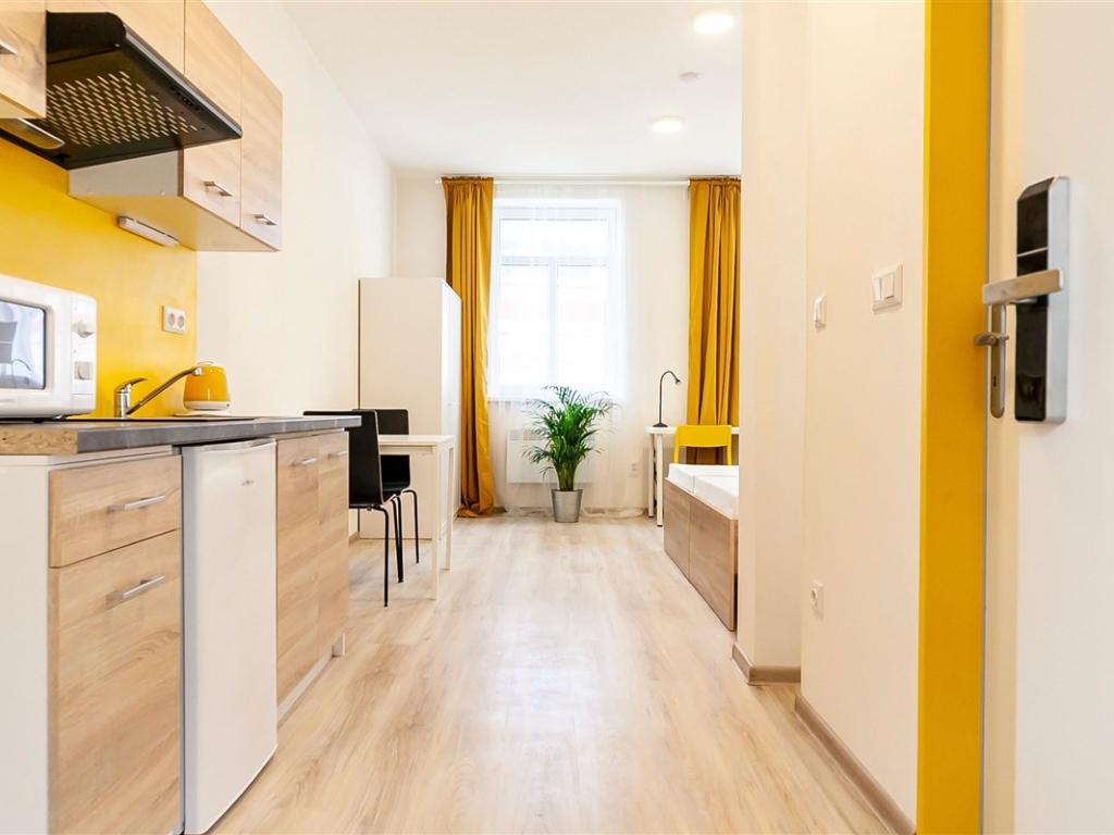 Pronájem 1+kk, Brno - Hybešova, 12900 Kč, 27 m2