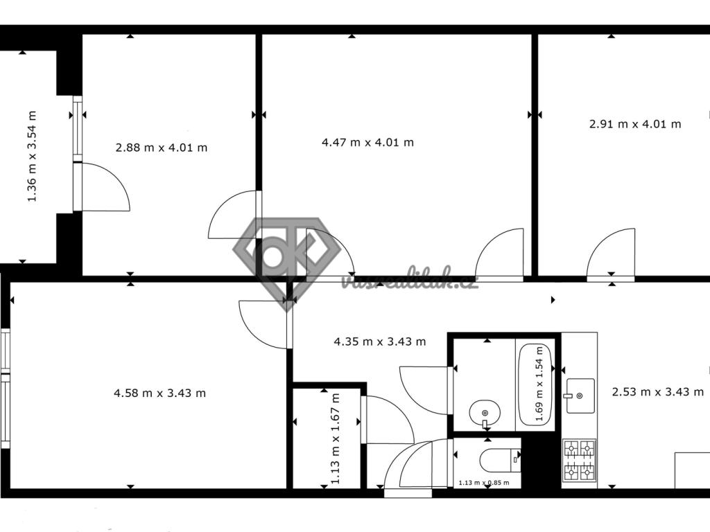 Prodej bytu 4+1 81 m2