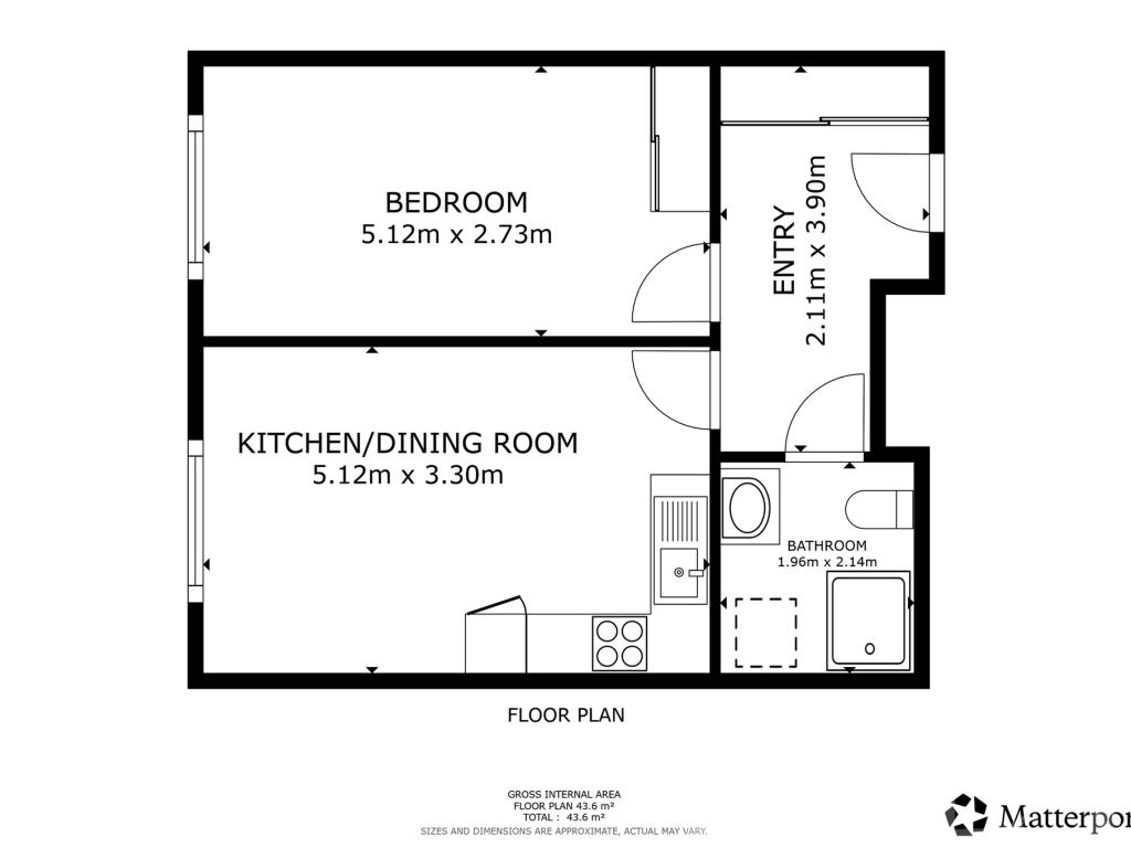 Pronájem bytu 2+kk 47 m2, Praha – náhled fotky 11