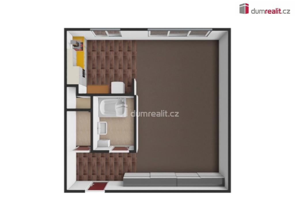 Pronájem bytu 1+1 34 m2