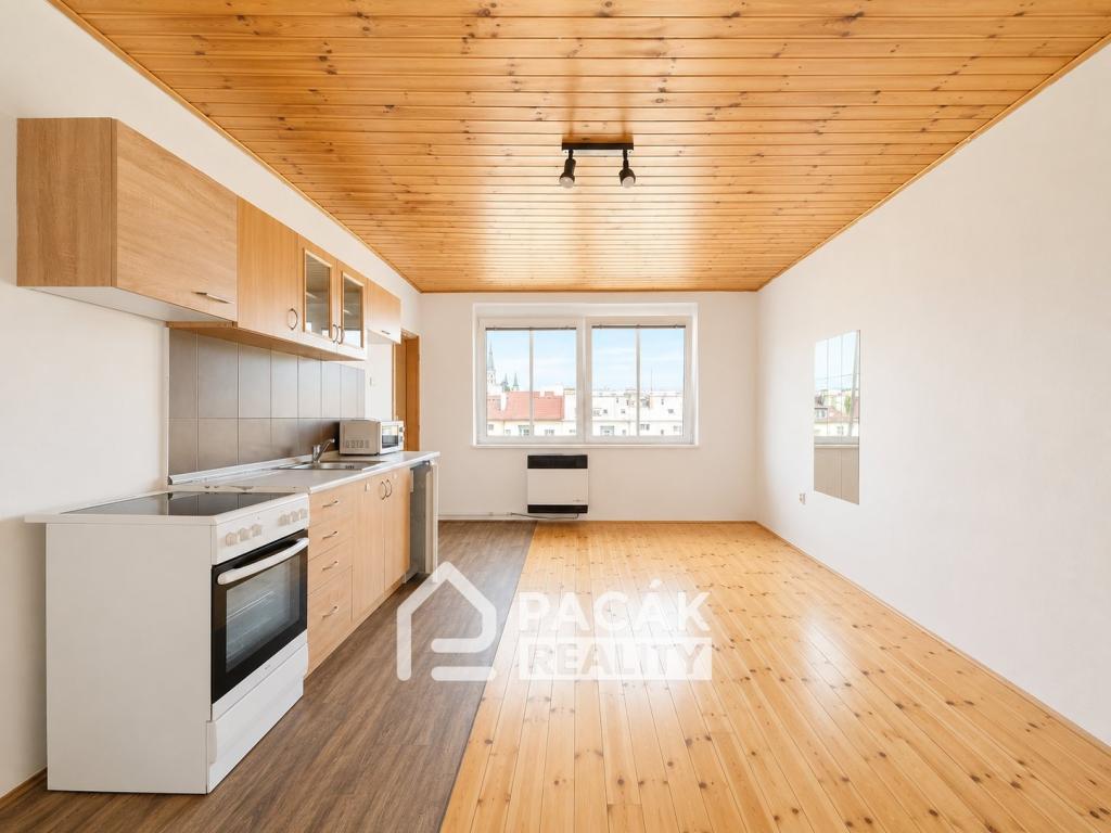 Pronájem bytu 1+kk 24 m² - Widok 2