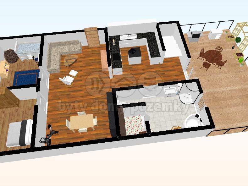 Pronajem bytu 3+1 160 m2