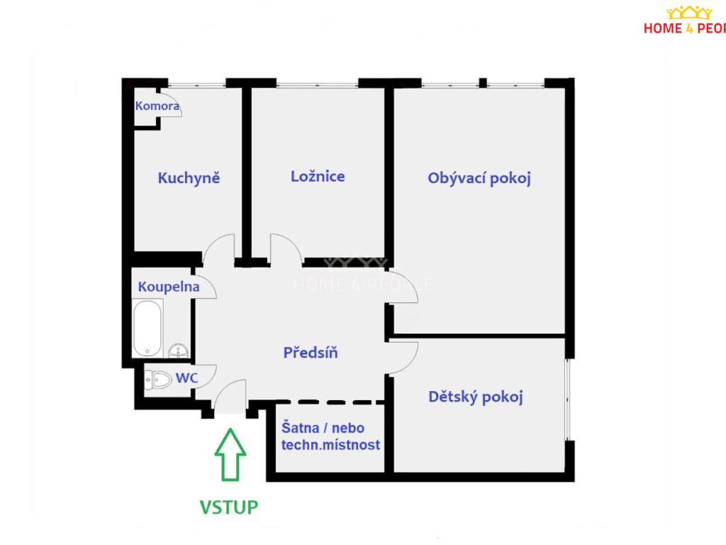 Prodej bytu 3+1 93 m2