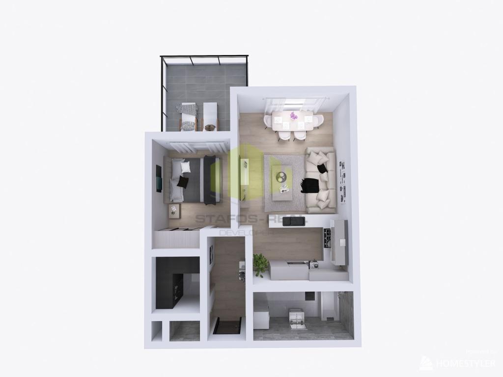 Pronájem bytu 2+kk 59 m2