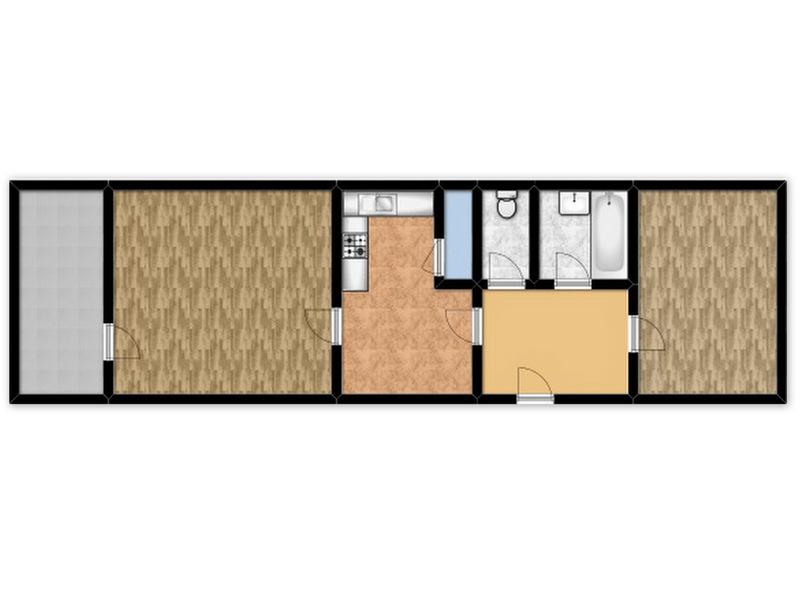 Pronajem bytu 2+1 62 m2