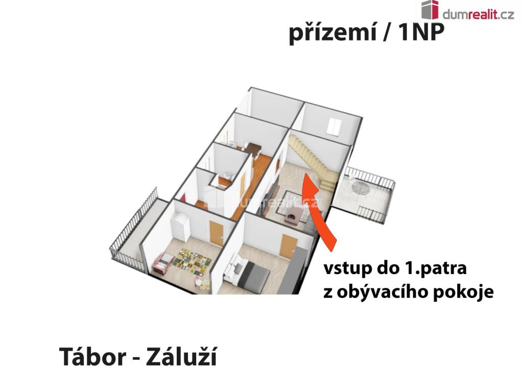 Prodej domu 86 m2, Tábor – náhled fotky 14