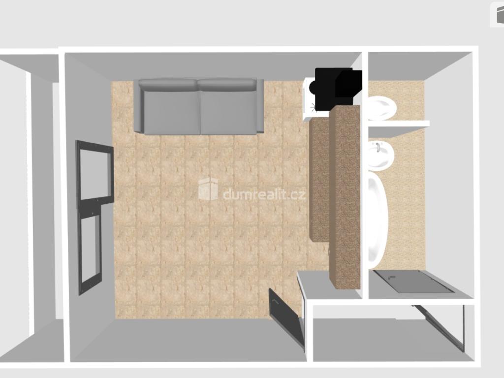Pronájem bytu 1+kk 20 m2