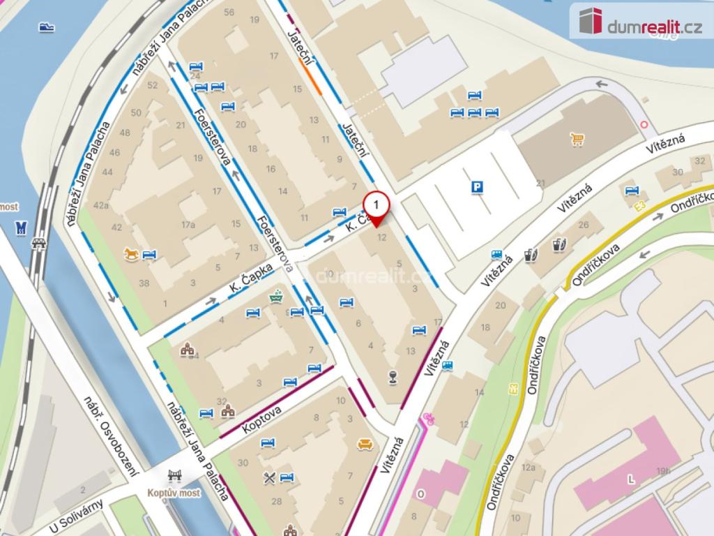 Pronájem bytu 2+1 57 m2