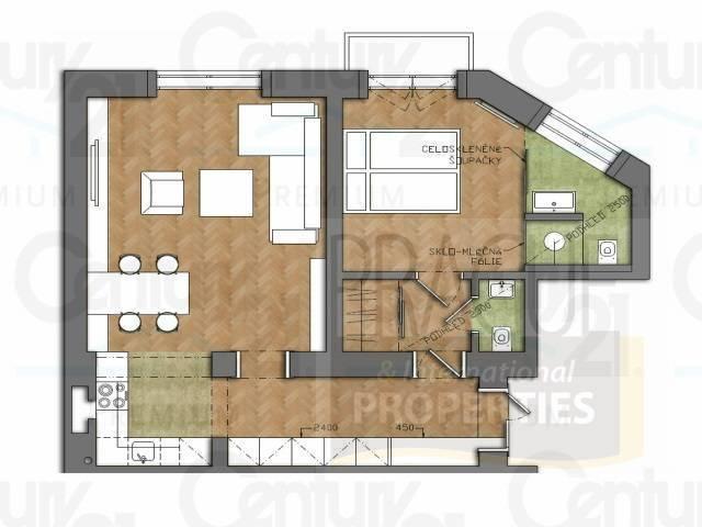 Pronájem bytu 2+kk 71 m² – další