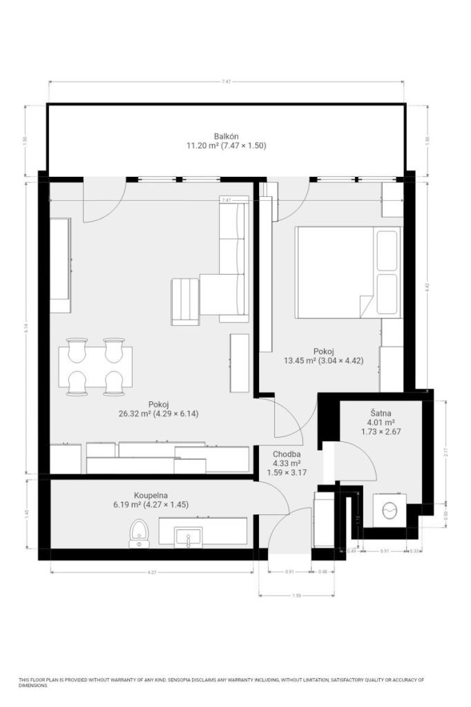 Pronájem bytu 2+kk 60 m2, Brno – náhled fotky 24