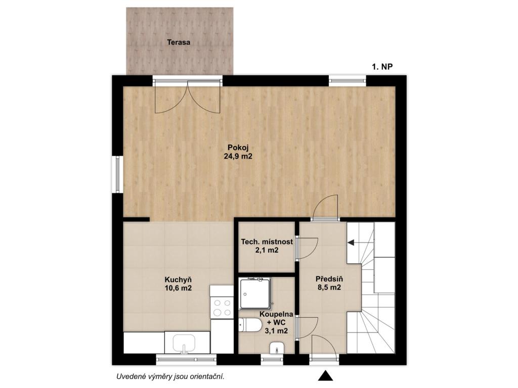 Pronájem domu 95 m2