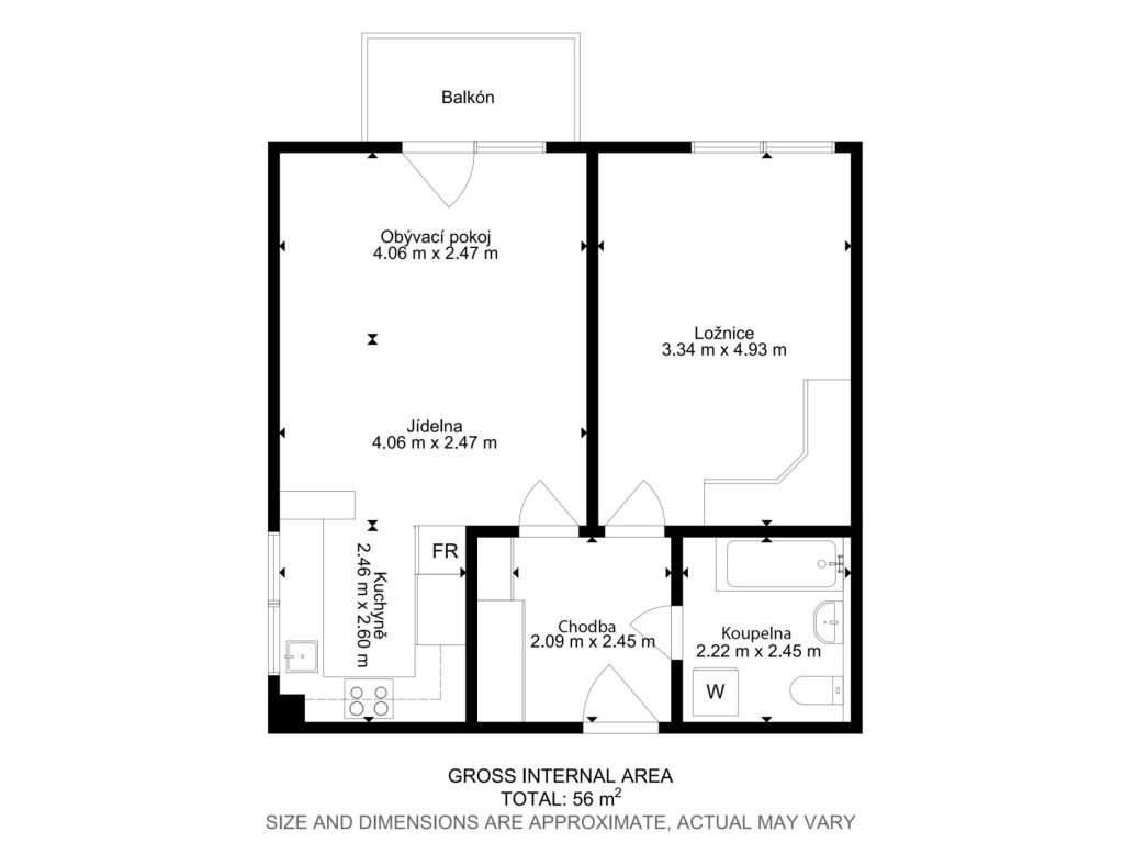 Prodej bytu 2+kk 55 m2, Brno – náhled fotky 19