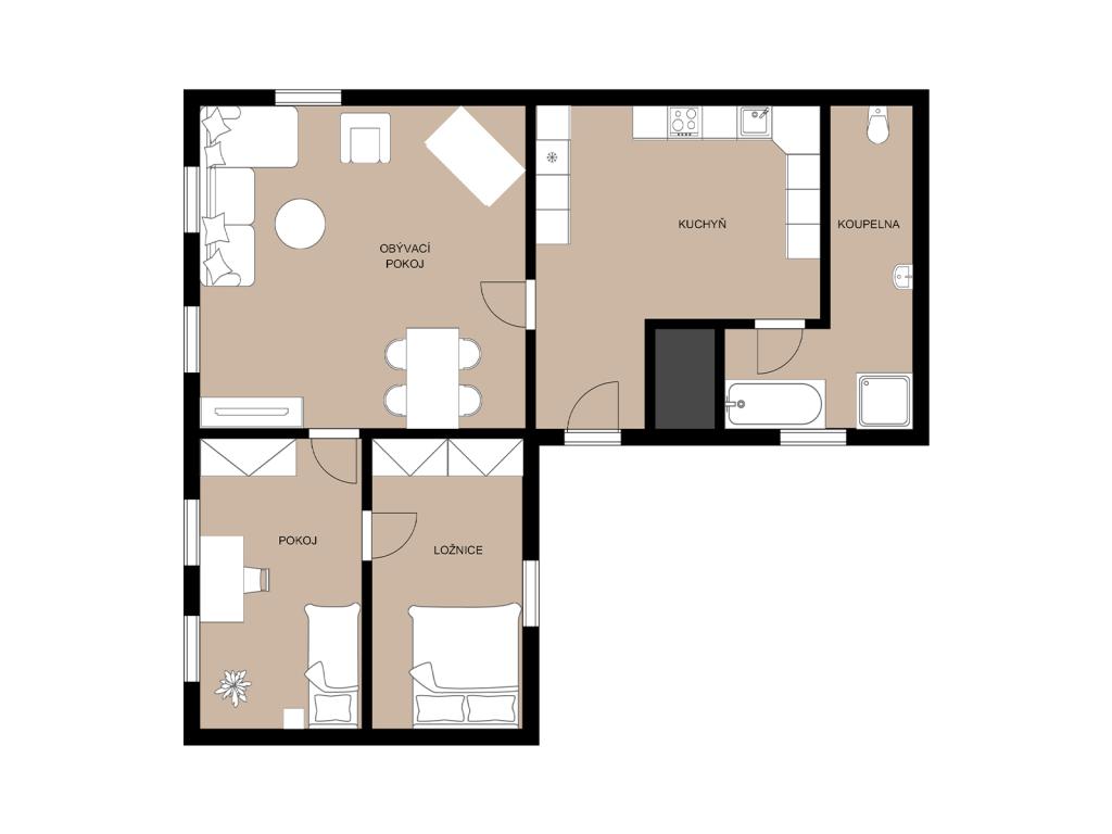 Prodej domu 80 m2, Týn nad Vltavou – náhled fotky 12