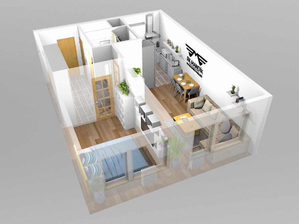 Prodej bytu 2+kk 44 m2, Praha – náhled fotky 19