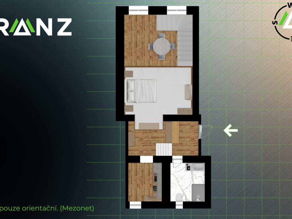 Pronájem bytu 2+1 75 m2