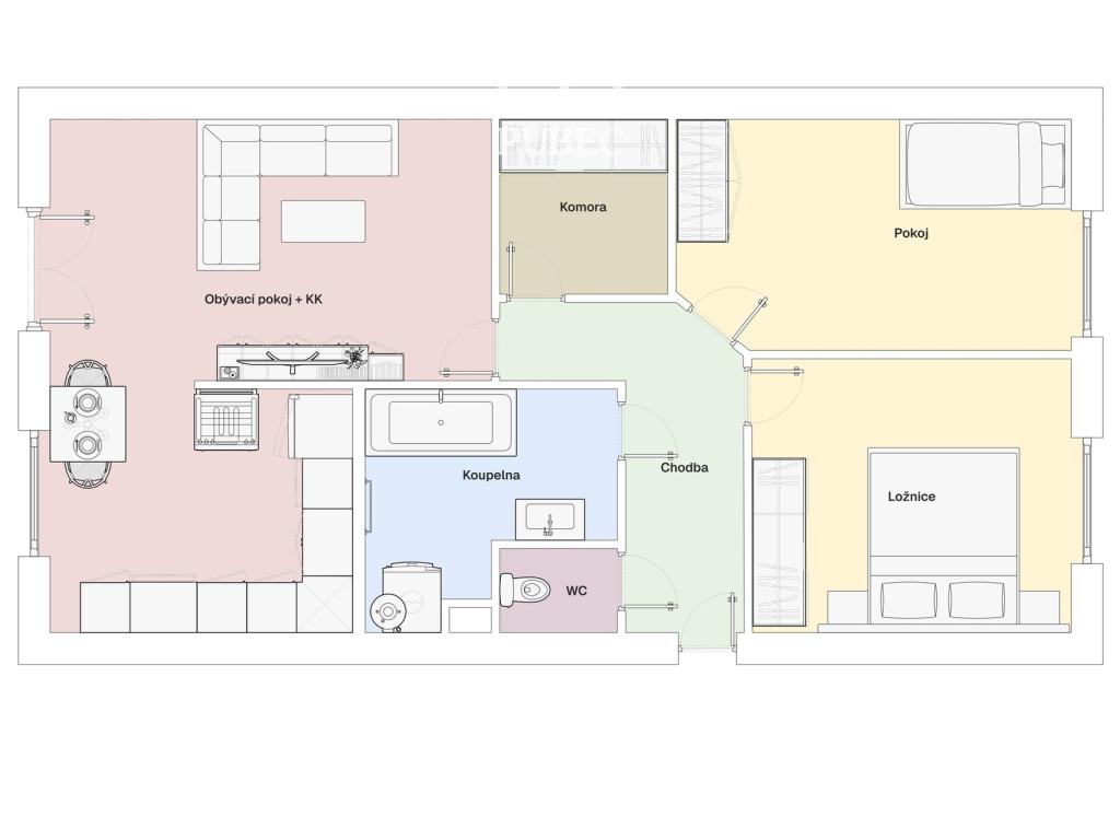 Prodej bytu 3+kk 76 m2, Vejprnice – náhled fotky 16